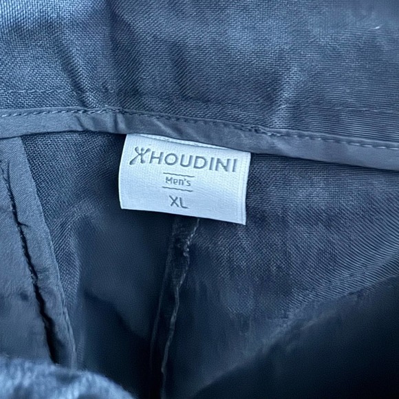 Houdini M's Aerial Chino Pants Regular Tapered Fit Black Performance Men's XL - Picture 11 of 14